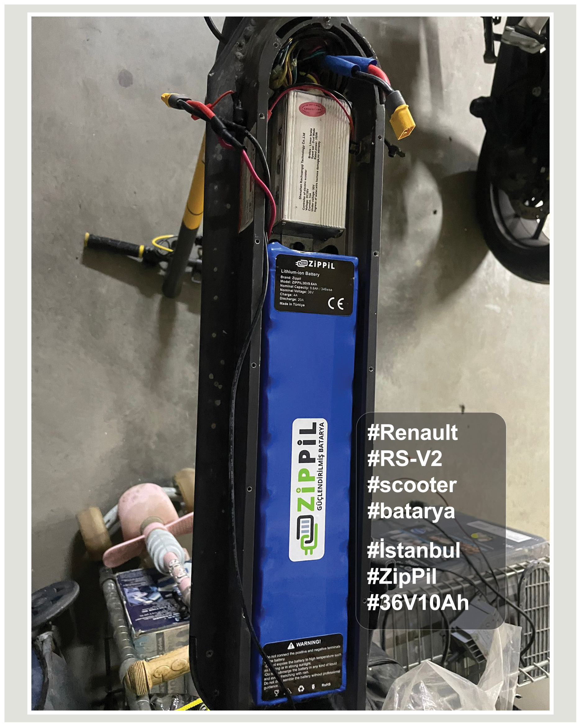 2025 aslı istanbul renault v2 scooter zippil batarya kullanıcıları