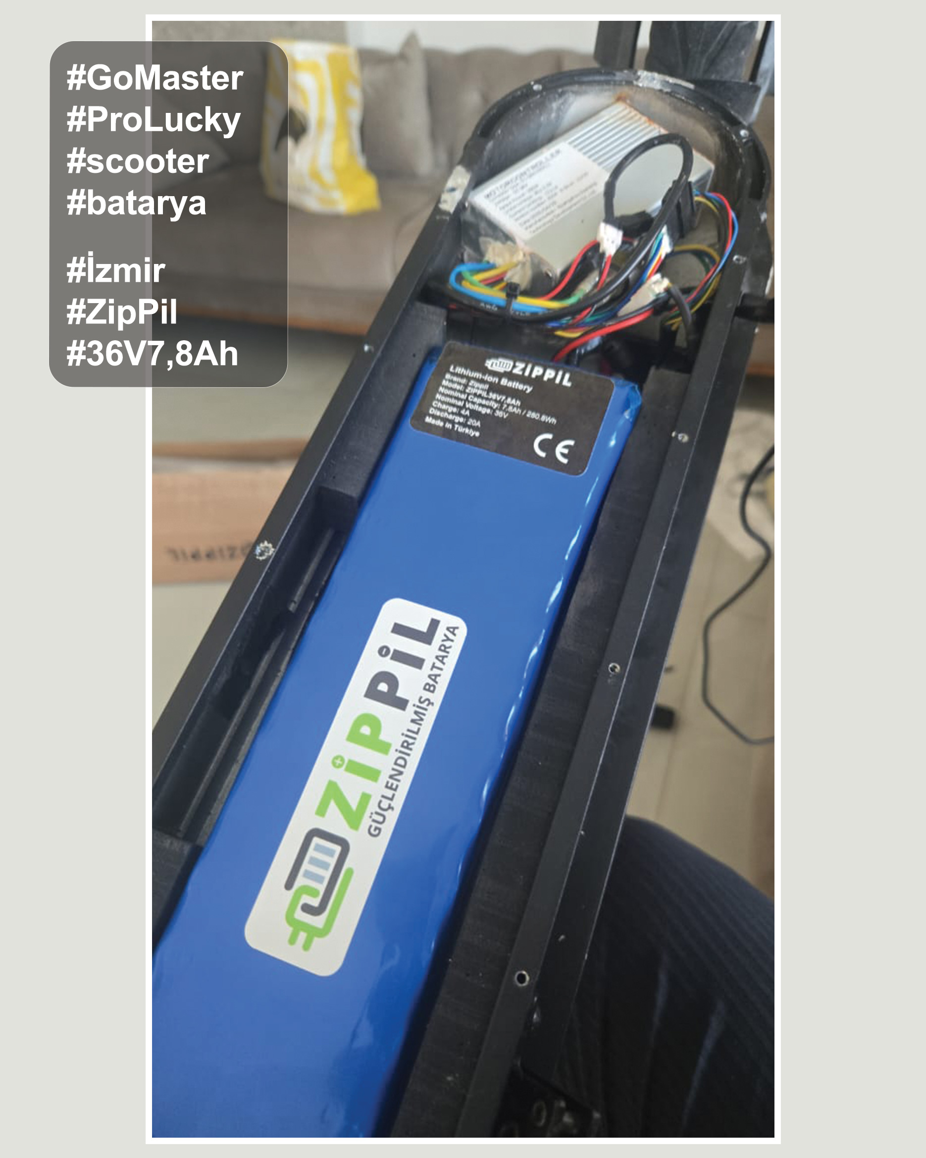 2025 merter izmir pro lucky scooter zippil batarya kullanıcıları