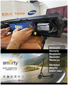 2025 cem antalya intouch smarty explorer scooter zippil batarya kullanıcıları