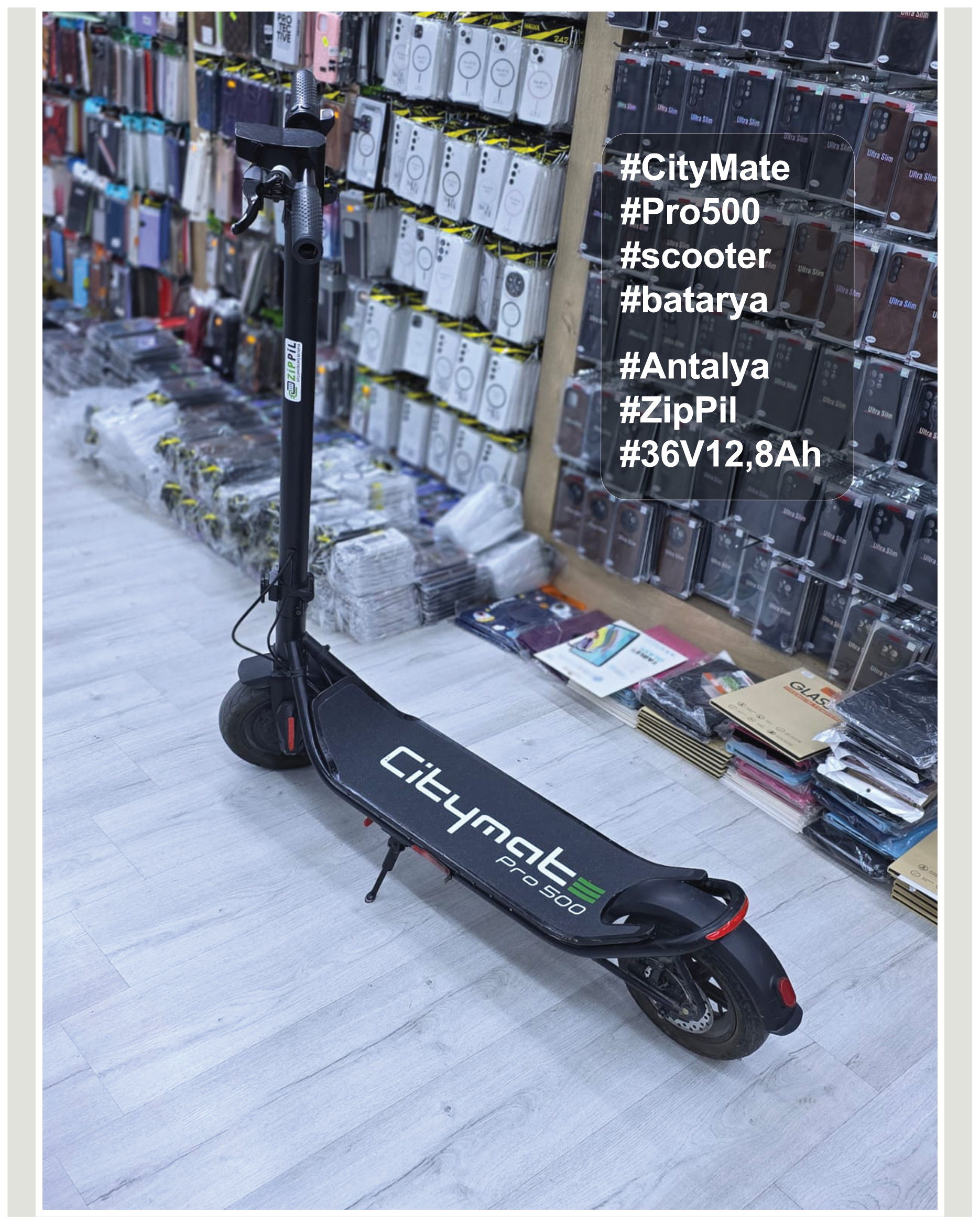 2025 yahya antalya citymate scooter zippil batarya kullanıcıları
