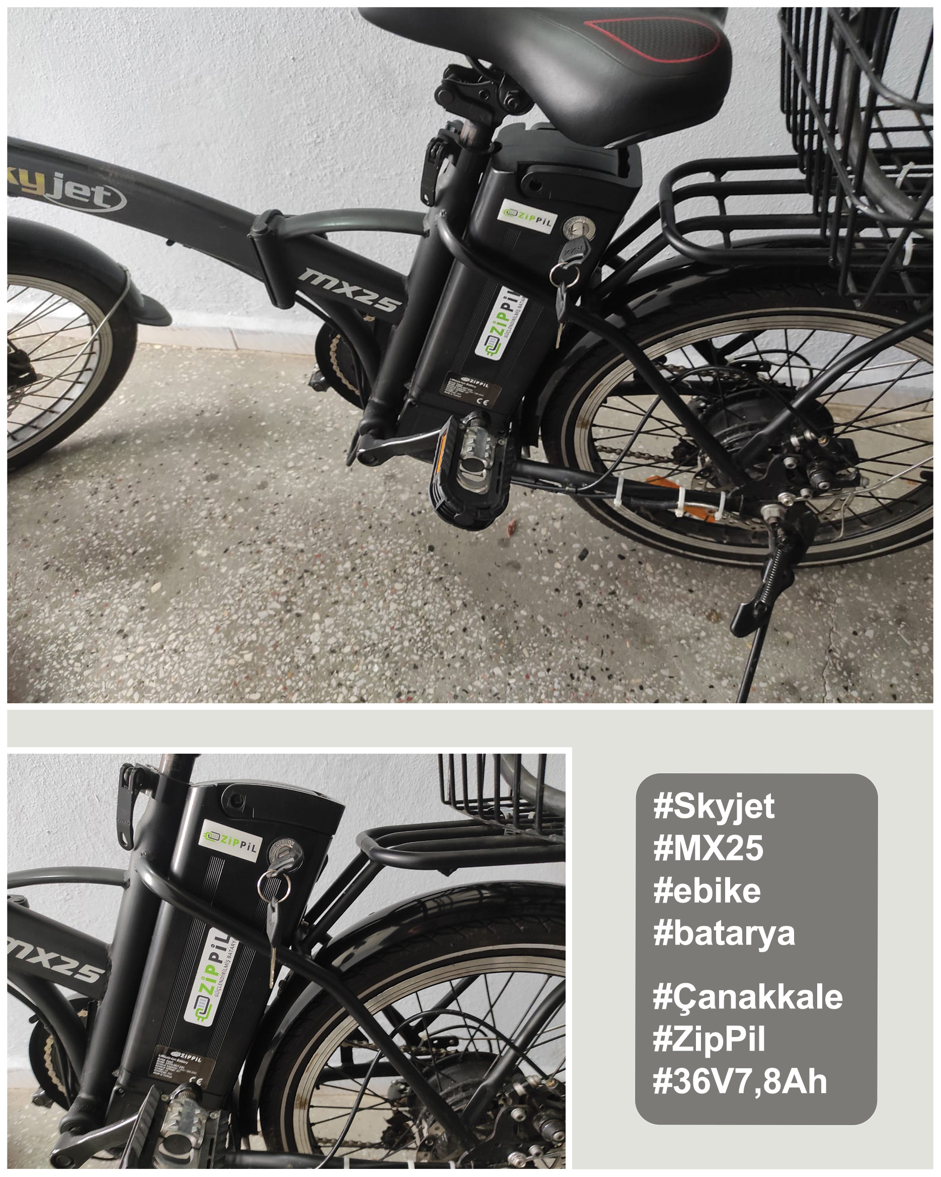 2025 murat canakkale skyjet mx25 zippil batarya kullanıcıları