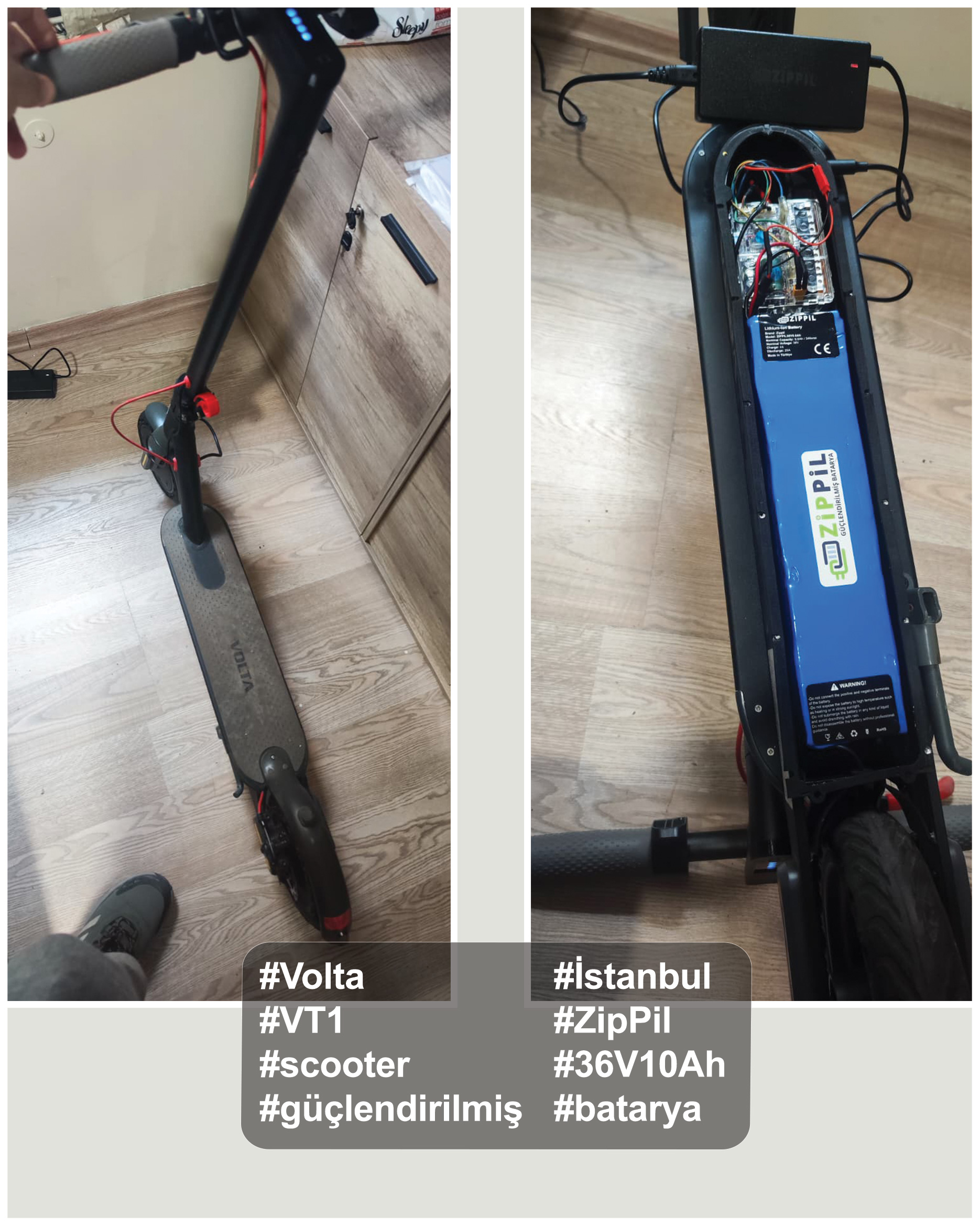 2025 ziya istanbul volta vt1 scooter batarya zippil batarya kullanıcıları